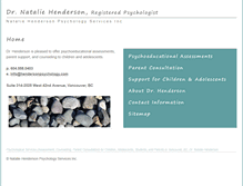 Tablet Screenshot of hendersonpsychology.com